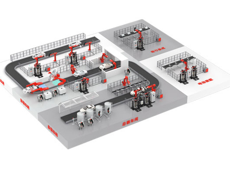 汽車總裝車間涂膠和油液加注解決方案